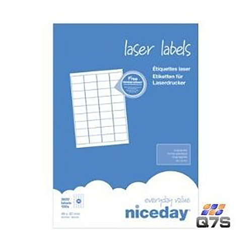 16 Label Sheet -Laser Label 99.1 x 33.9mm 16 Per Sheet - Box of 1600 Labels